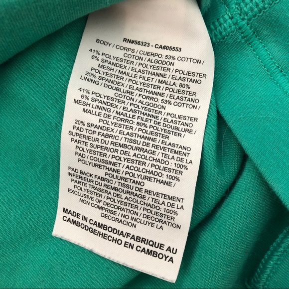 Nike Dri-Fit Dark Seafoam Green Racerback Tank Top - Picture 4 of 10